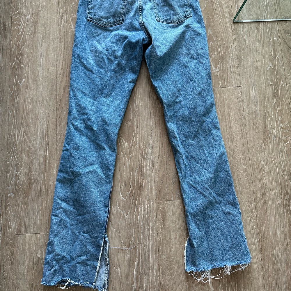 Zara Split hem jeans size 6 - Picture 4 of 6